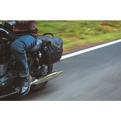 SW-Motech Legend Gear Saddle Bag Set LS |Black/Brown | Left Ls2 (13.5 L) / Right LS2 (13.5 L) Incl. SLS