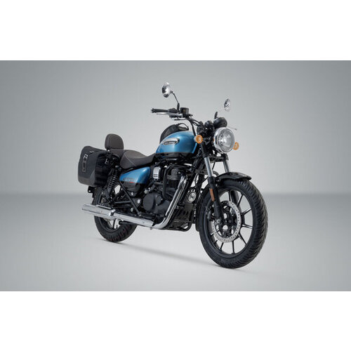 SW-Motech Système De Sacoches Latérales Legend Gear LC | Noir/Marron | Royal Enfield