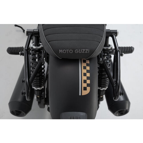 SW-Motech Système De Sacoches Latérales Legend Gear LC | Noir/Marron | Moto Guzzi