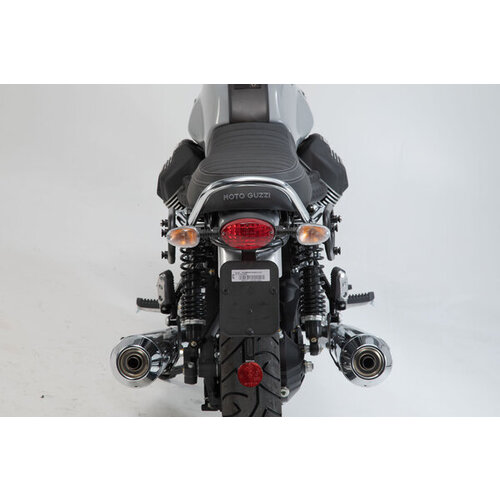 SW-Motech Legend Gear Zijtassensysteem LC | Zwart/Bruin | Moto Guzzi