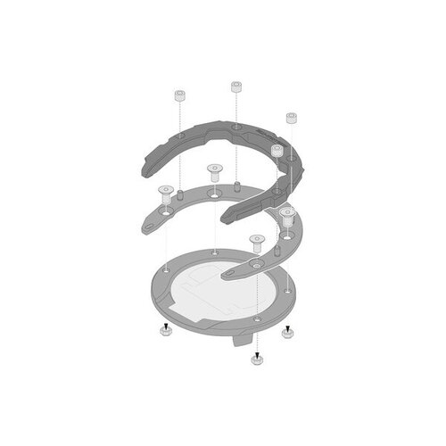 SW-Motech Anneau De Réservoir Professionnel | Noir | BMW