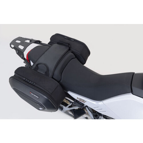 SW-Motech Juego De Alforjas Pro Blaze | Negro | Moto Guzzi V100 Mandello/S, Stelvio
