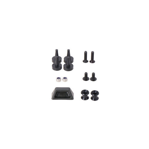 SW-Motech Adapterplatte Für Street-Rack | Schwarz | Für Dämmerungsmontage