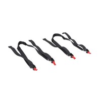 Il Set Di Cinturini Funge Da Ricambio | Nero | 2 Cinghie Ad Anello | Per Borse Posteriori Pro | Ganci Su Entrambi I Lati