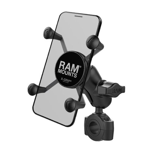 RAM Mounts  Support De Téléphone X-Grip Avec Rail De Couple | Petit Téléphone | Choisissez La Taille