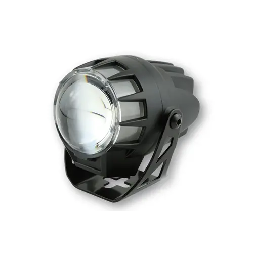 Phare avant HIGHSIDER Pro 45 mm à double flux LED noir, homologué E | 1 pièce