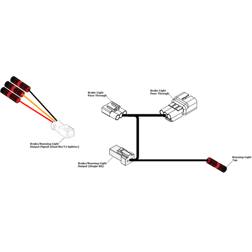 Denali Adaptateur De Câblage Pour Feu Stop | Ducati Desertx