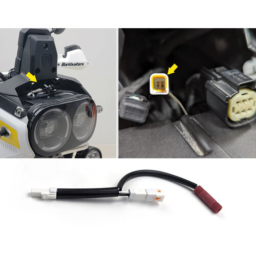 Denali Switched Power Wiring Adapter | Ducati DesertX