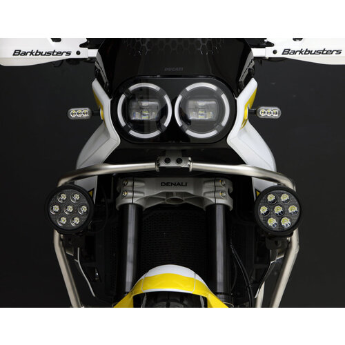 Denali Driving Light Mount | OEM Crashbar Adapter | Ducati DesertX