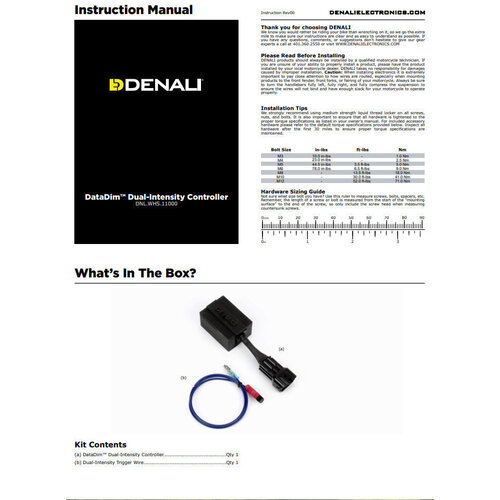 Denali Contrôleur À Double Intensité DataDim™ Pour Faisceau De Feux De Conduite