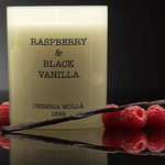CERERIA MOLLA Bougie 230gr 1 mèche Raspberry and Black Vanilla - Ivory