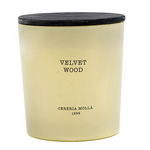 CERERIA MOLLA Bougie XL 600 gr 3 mèches Velvet Wood - ivory