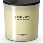 CERERIA MOLLA Bougie XL 600gr - 3 mèches Bergamotto di Calabria - Ivory