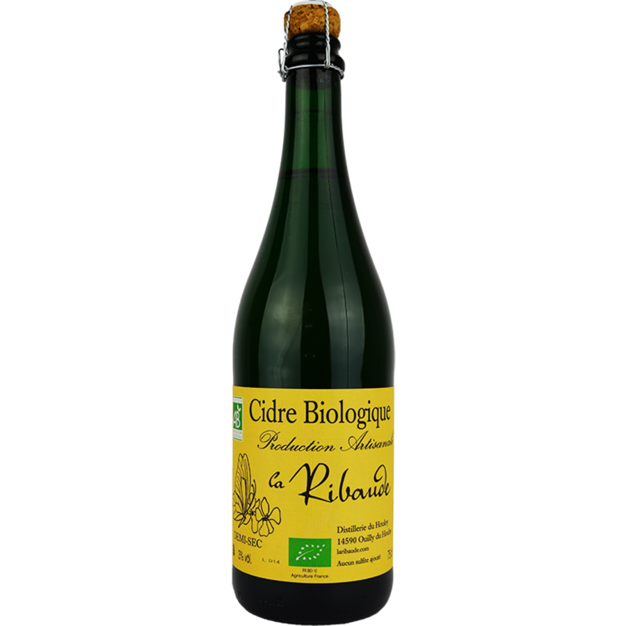 Du Houley Cidre Biologique Demi-Sec 75cl-1