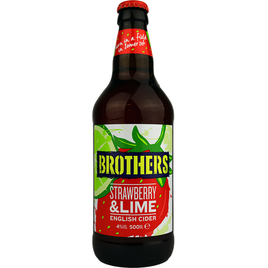 Brothers Strawberry & Lime English Cider-1