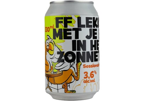 Uiltje FF Lekker Met Je Bek In Het Zonnetje Blik 