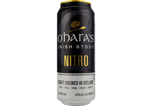 O'Hara's Irish Stout Nitro Blik 