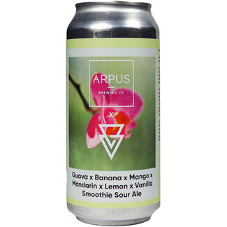 Arpus Brewing Co. Arpus x AZVEX Guava x Banana x Mango x Mandarin x Lemon x Vanilla Smoothie Sour Ale
