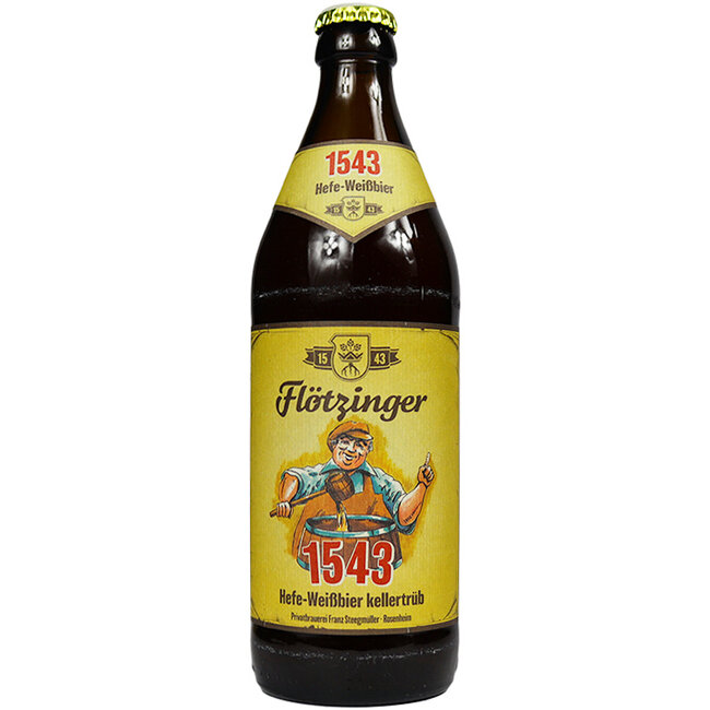 Flötzinger 1543 Hefe-Weissbier kellertrüb