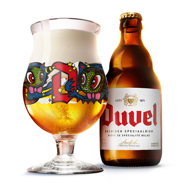 Duvel Collection Loes van Delft Bierglas