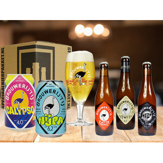 Speciaalbierpakket Brouwerij 't IJ met glas