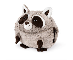 Noxxiez Noxxiez handwarmer knuffelkussen Wasbeer