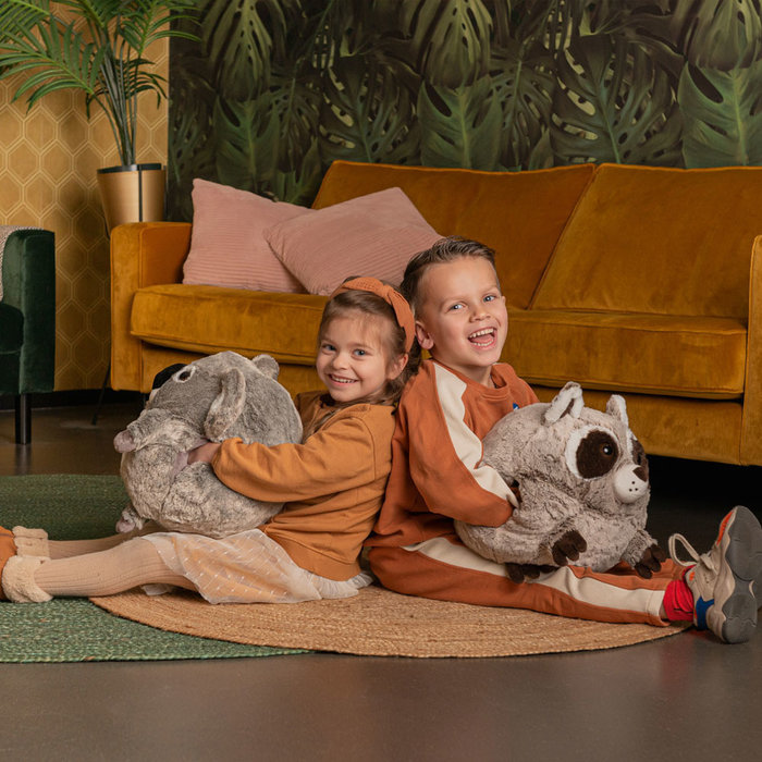 Noxxiez Noxxiez cuddly handwarmer pillow Racoon