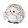 Noxxiez cuddly handwarmer pillow Snow Owl