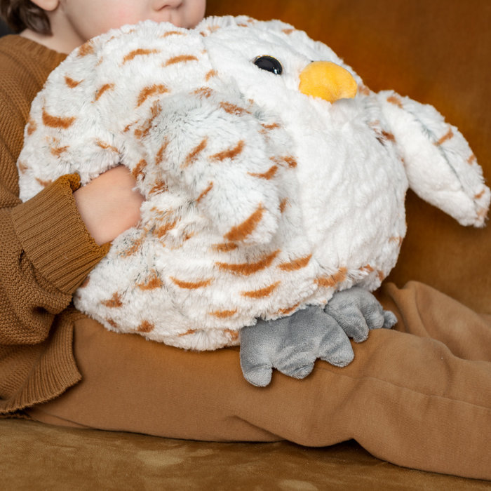 Noxxiez Noxxiez cuddly handwarmer pillow Snow Owl