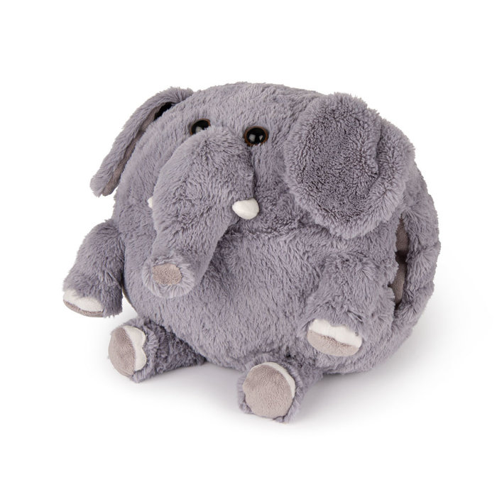 Noxxiez Noxxiez handwarmer knuffelkussen Olifant