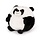 Noxxiez cuddly handwarmer pillow Panda