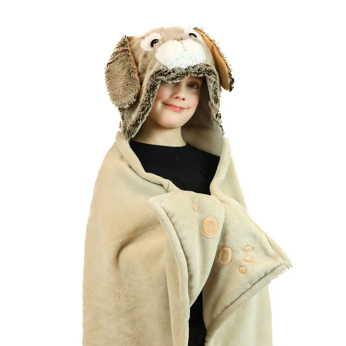 Noxxiez Noxxiez animal hooded blanket Bunny