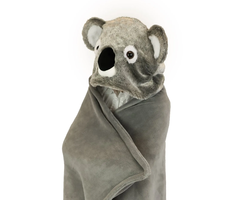 Noxxiez Noxxiez animal hooded blanket Koala