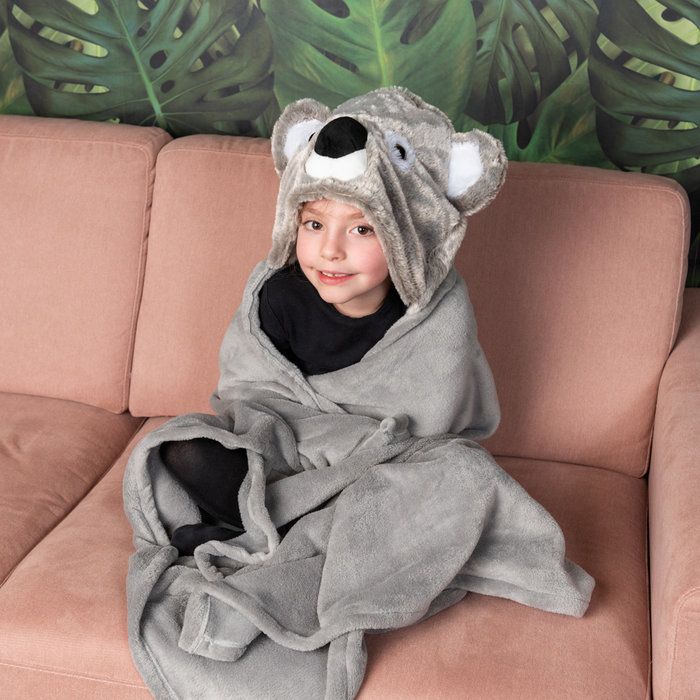 Noxxiez Noxxiez animal hooded blanket Koala