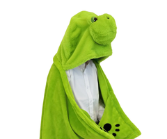 Noxxiez Noxxiez animal hooded blanket Turtle