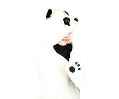 Noxxiez Noxxiez animal hooded blanket Panda
