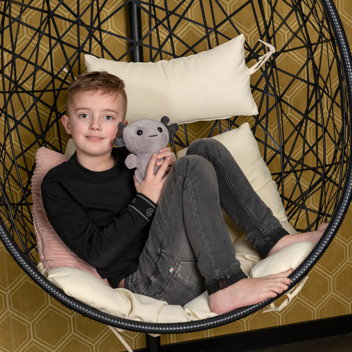 Noxxiez Noxxiez Axolotl Knuffel Grijs