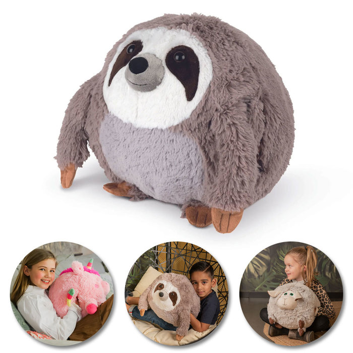 Noxxiez Noxxiez handwarmer knuffelkussen Luiaard