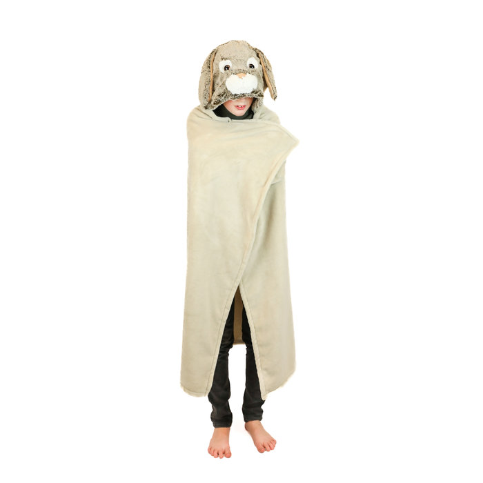 Noxxiez Noxxiez animal hooded blanket Bunny