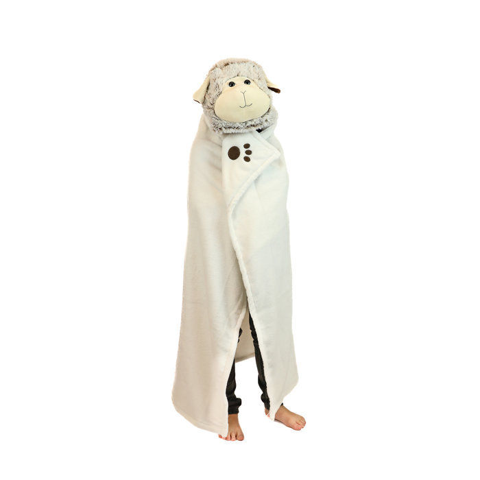 Noxxiez Noxxiez animal hooded blanket Sheep