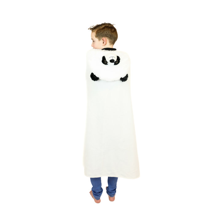 Noxxiez Noxxiez animal hooded blanket Panda