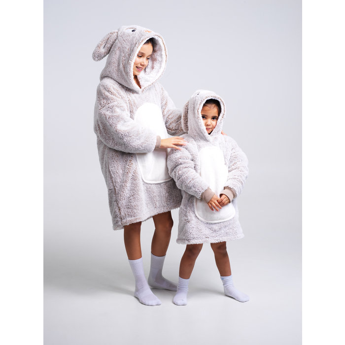 Noxxiez Noxxiez knuffel Hoodie Konijn 3 tot 6 jaar