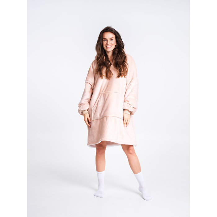 Noxxiez Noxxiez knuffel Hoodie XL volwassenen Taupe