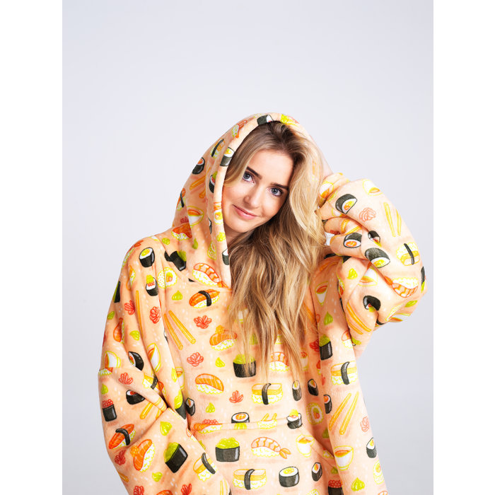 Noxxiez Noxxiez knuffel Hoodie XL Sushi volwassenen