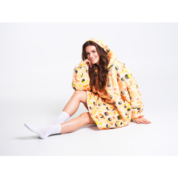 Noxxiez Noxxiez knuffel Hoodie XL Sushi volwassenen