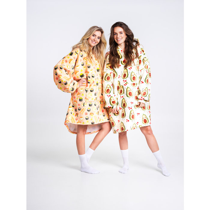 Noxxiez Noxxiez knuffel Hoodie XL Sushi volwassenen