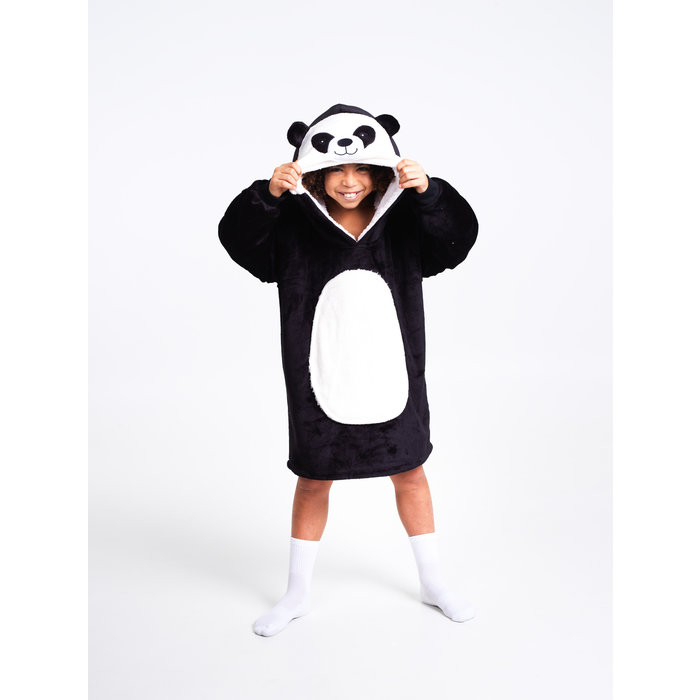 Noxxiez Noxxiez knuffel Hoodie Panda tot 160 cm