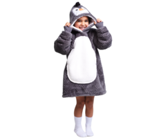 Noxxiez Noxxiez Cuddle Hoodie Penguin 3 to 6 years
