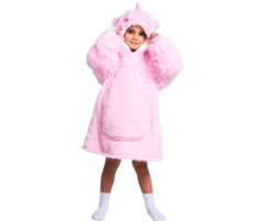 Noxxiez Noxxiez knuffel Hoodie Unicorn 3 tot 6 jaar