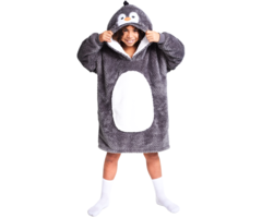Noxxiez Noxxiez knuffel Hoodie Pinguin tot 160 cm